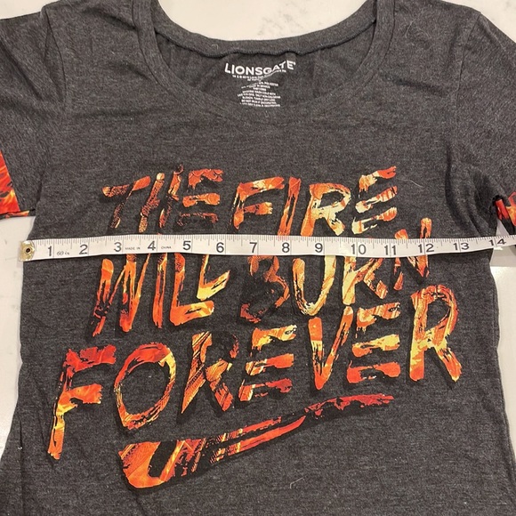 Graphic Tee - Hunger Games catching fire - the fire will burn forever - Picture 4 of 6